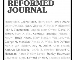 The Best of The Reformed Journal edited by James Bratt and Ronald Wells